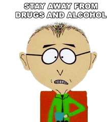 Stay Away From Drugs And Alcohol South Park Sticker - Stay Away From Drugs And Alcohol South Park Mr Hankey The Christmas Poo Stickers
