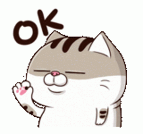 Ami Fat Cat Okay Sticker – Ami Fat Cat Okay Bye – Откриване и споделяне