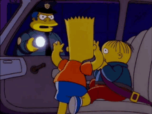 Bart Simpsonsn Ralph Wiggum GIF - Bart Simpsonsn Ralph Wiggum Chief Wiggum GIFs