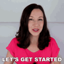 Lets Get Started Vanessa Joy GIF - Lets Get Started Vanessa Joy Speak English With Vanessa GIFs