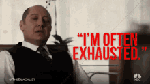 The Blacklist - I'M Often Exhausted GIF