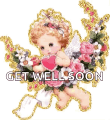 Get Well Soon Sparkles GIF - Get Well Soon Sparkles Angels GIFs