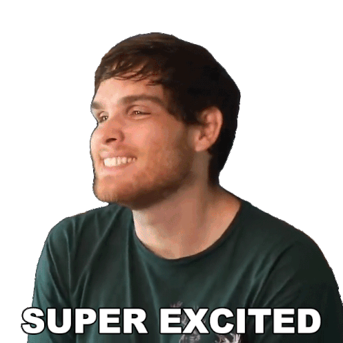 Super Excited Sam Johnson Sticker - Super Excited Sam Johnson Im So Thrilled Stickers
