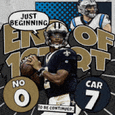 Carolina Panthers (7) Vs. New Orleans Saints (0) First-second Quarter Break GIF - Nfl National Football League Football League GIFs
