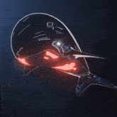 a drawing of a dolphin with a red light coming out of its mouth