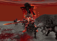 avatar of khaine dawn of war warhammer40k eldar execute