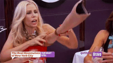At Least That Shit Was Pedicured GIF - Pedicure Rhony Real Housewives GIFs