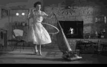 housewife hula_hoop vacuum cleaning house hoola hoop