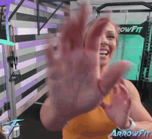 Arrowfit Personal Space GIF - Arrowfit Personal Space Hands GIFs