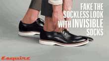 Sockless Invisible Socks GIF