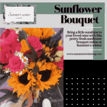 Sunflower Bouquet Singapore Bouquets GIF - Sunflower Bouquet Singapore Sunflower Bouquet Bouquets GIFs