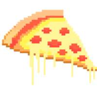Pizza Pizza Slice Sticker - Pizza Pizza Slice Happy Stickers
