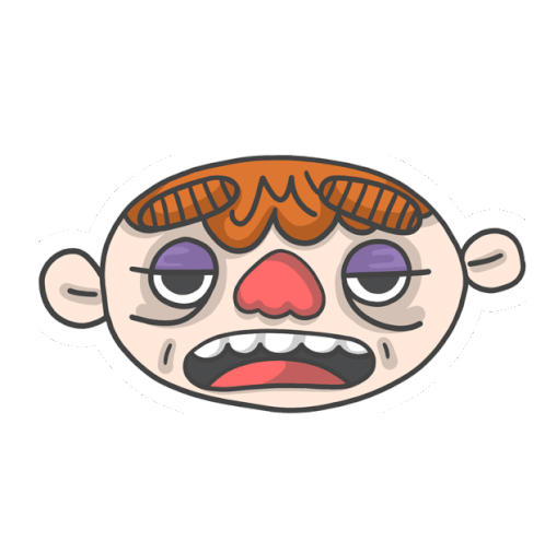 Hungover Groggy Sticker - Hungover Groggy Drunk Stickers