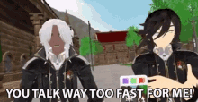 You Talk Way Too Fast For Me You Talk Fast GIF - You Talk Way Too Fast For Me You Talk Fast Fast Talker GIFs