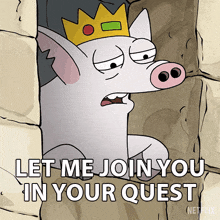 Let Me Join You In Your Quest Prince Merkimer GIF - Let Me Join You In Your Quest Prince Merkimer Matt Berry GIFs