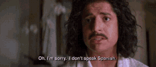 I Dont Speak Spanish Brendon Fraiser GIF - I Dont Speak Spanish Brendon Fraiser GIFs