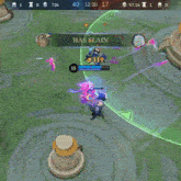 a screenshot of a video game that says " has slain "
