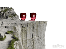 Rubies Su Falling Off Of A Cliff GIF