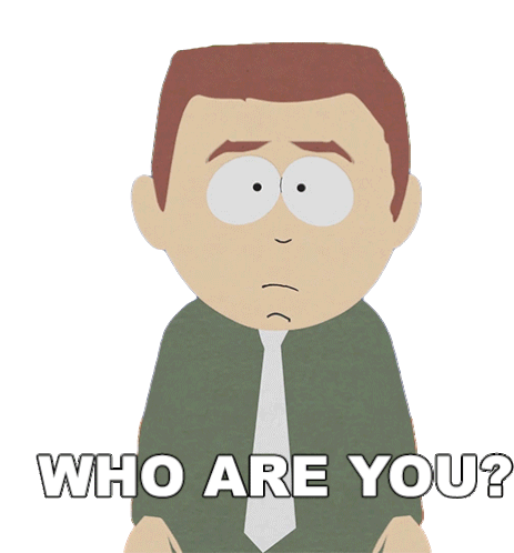 Who Are You Stephen Stotch Sticker - Who Are You Stephen Stotch South Park Stickers