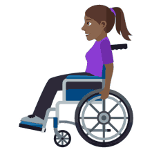 wheelchair joypixels disabled manual wheelchair handicapped