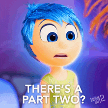 There'S A Part Two Joy GIF - There'S A Part Two Joy Inside Out 2 GIFs