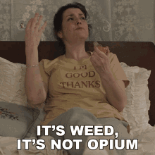 Its Weed Its Not Opium Hannah GIF - Its Weed Its Not Opium Hannah Lady Of The Manor GIFs