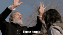These Hands Immaculate GIF - These Hands Immaculate Hell On Wheels GIFs