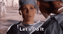 Erin Krakow Army Wives GIF - Erin Krakow Army Wives Lets Do It GIFs