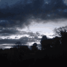 Clouds Dark Skies GIF