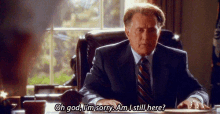 Still Here GIF - The West Wing President Bartlet Martin Sheen GIFs