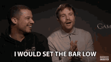 I Would Set The Bar Low Low Bar GIF