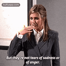 But They'Re Not Tears Of Sadness Orof Anger..Gif GIF - But They'Re Not Tears Of Sadness Orof Anger. Friends Q GIFs
