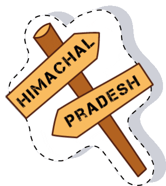 Himachal Himachal Pradesh Sticker - Himachal Himachal Pradesh Travel Stickers