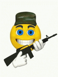 Smile Gun GIF - Smile Gun Army GIFs