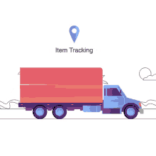 Logistics Truck GIF