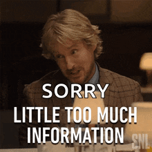 Little Too Much Information Saturday Night Live GIF