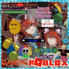 a poster that says ' hop on dance to impress ' on it