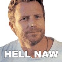 Hell Naw Dierks Bentley Sticker - Hell Naw Dierks Bentley Somewhere On A Beach Song Stickers