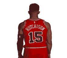 chandler hutchison pose serious game time chicago bulls