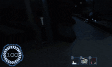 a screenshot of a video game with the number 100 in a circle