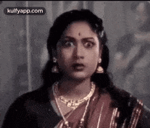 Savitri Eyes Expression.Gif GIF - Savitri Eyes Expression Funny Scene GIFs
