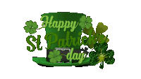 Happy St Patrick Irish Sticker