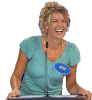 Laughing Kyla Sticker - Laughing Kyla Family Feud Canada Stickers