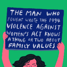 The Man Who Fought Wrote The1994 Violence Against Womens Act GIF - The Man Who Fought Wrote The1994 Violence Against Womens Act Family Values GIFs