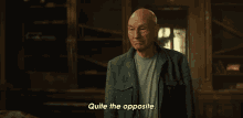 Quite The Opposite Jean Luc Picard GIF - Quite The Opposite Jean Luc Picard Patrick Stewart GIFs