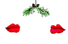 merry christmas mistletoe kiss kisses smooch
