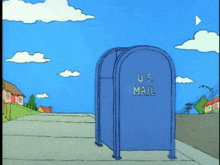 Bart Simpson The Simpsons GIF - Bart Simpson The Simpsons Mailbox GIFs