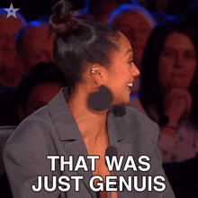 That Was Just Genuis Alesha Dixon GIF - That Was Just Genuis Alesha Dixon Britain'S Got Talent GIFs