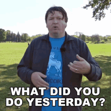 What Did You Do Yesterday Alex GIF - What Did You Do Yesterday Alex Engvid GIFs