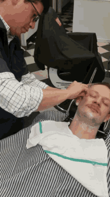 straight razor shave barber